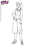 Totally Spies kleurplaat 29